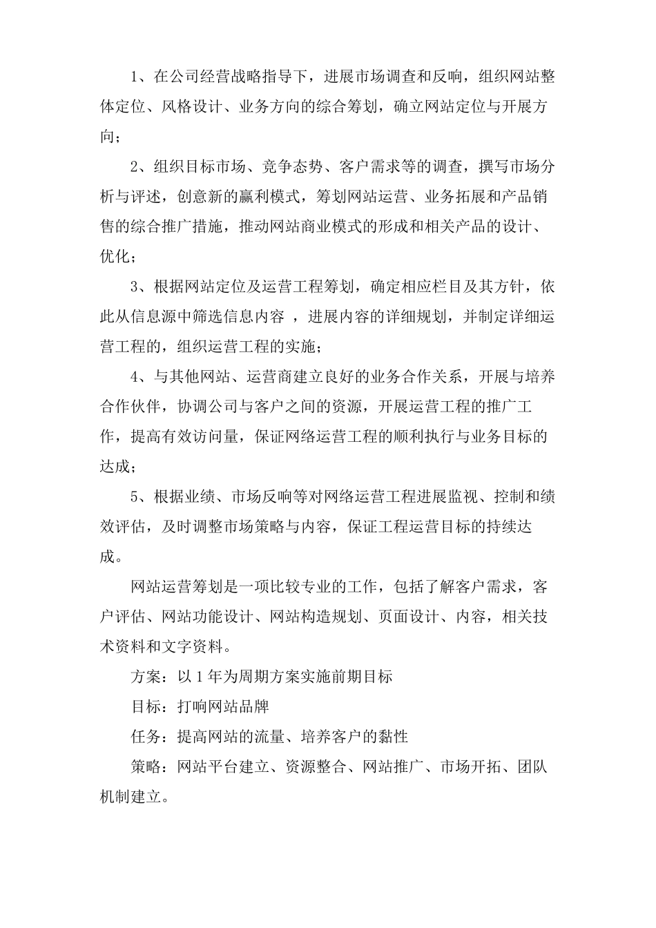 互联网产品运营计划书_第3页