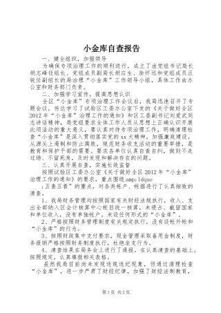 小金库自查报告 (12)