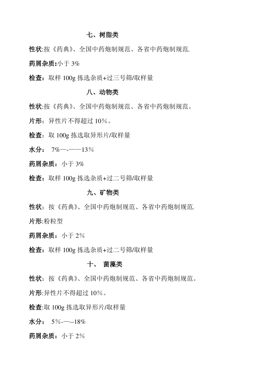 饮片质量标准_第3页