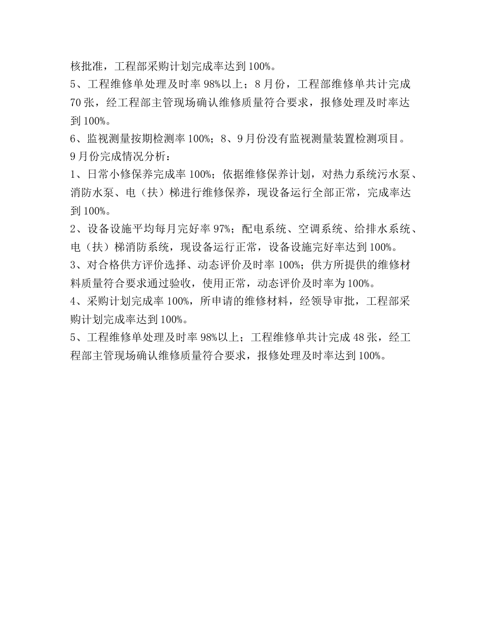 工程部工作总结 _第2页