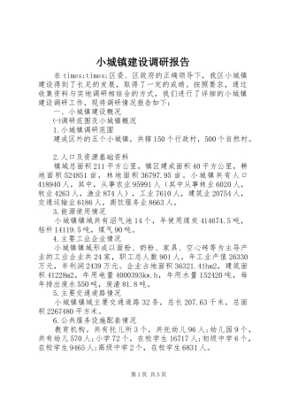 小城镇建设调研报告 (15)