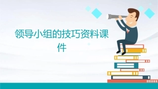 领导小组的技巧资料课件