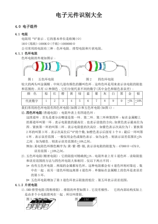 电子元件识别大全附图