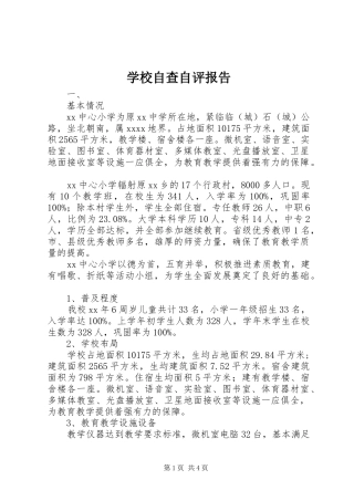 学校自查自评报告 (12)