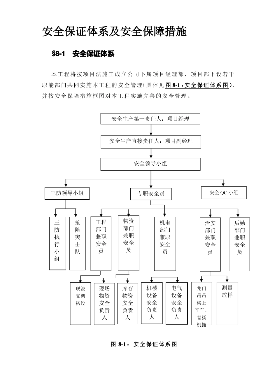 安全保证体系及安全保障措施_第1页