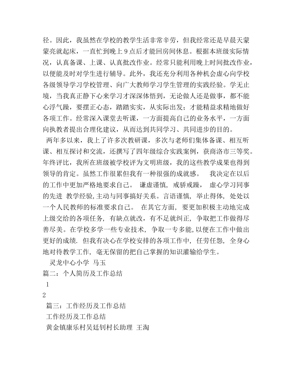工作经历总结2 _第3页
