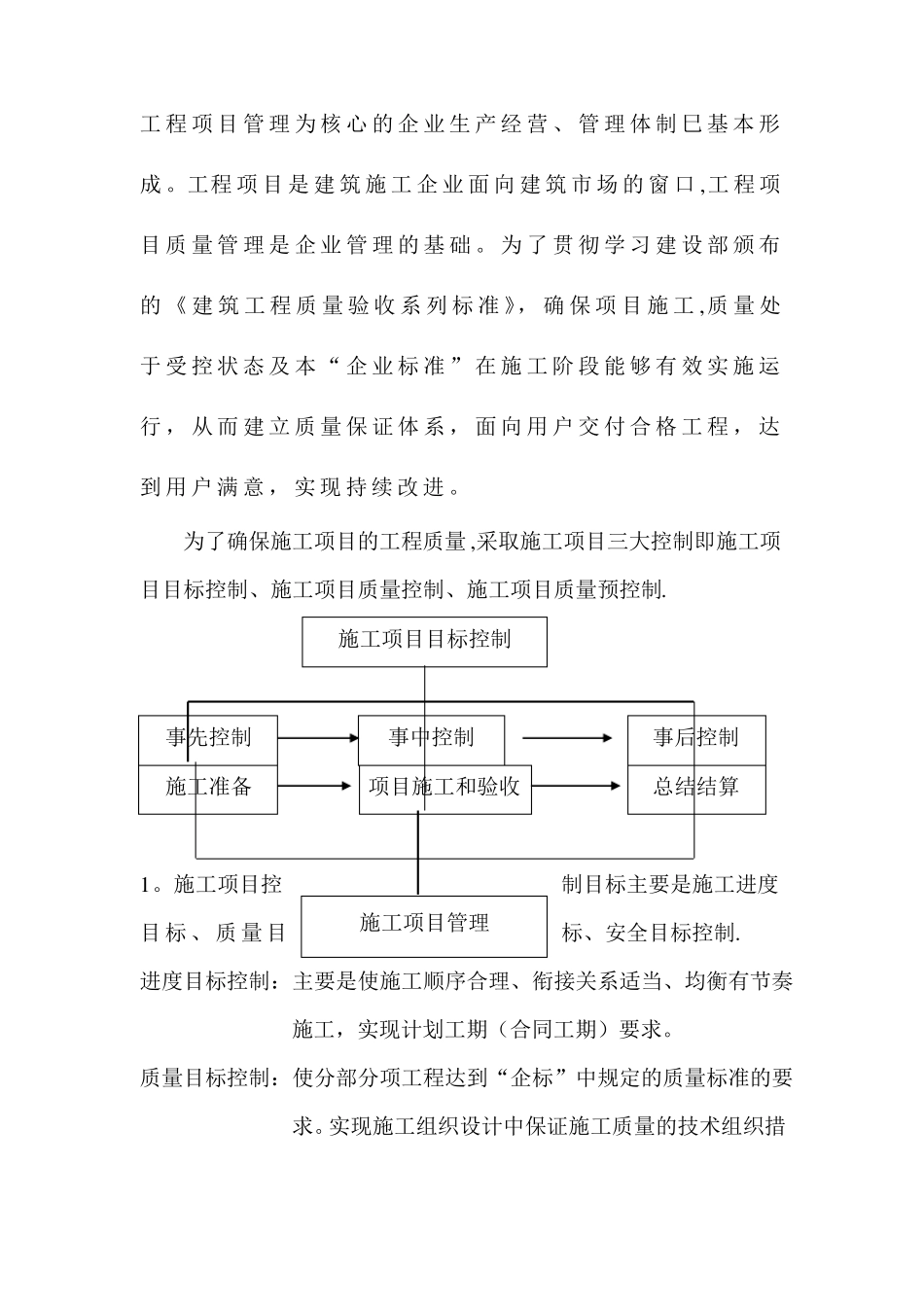 施工项目部质量保证体系总_第2页