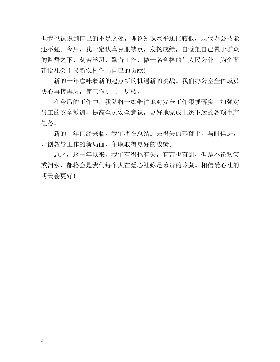 工作总结开头 _第2页