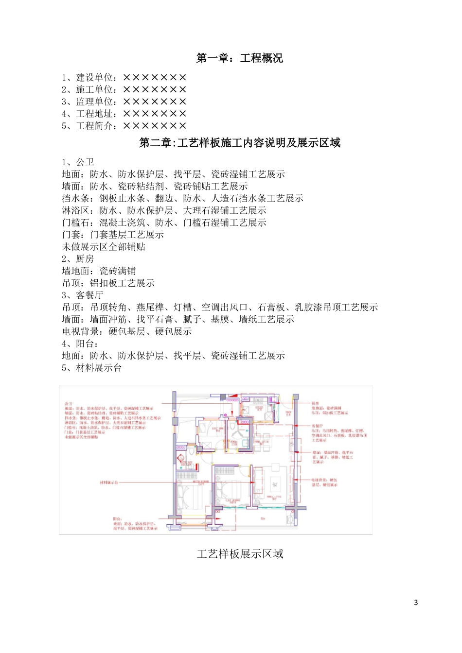 工艺样板房精装修实施方案_第3页