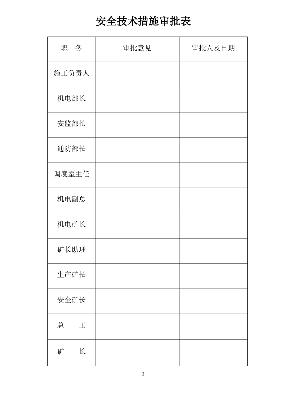 副立井主绳更换工程安全技术措施_第2页