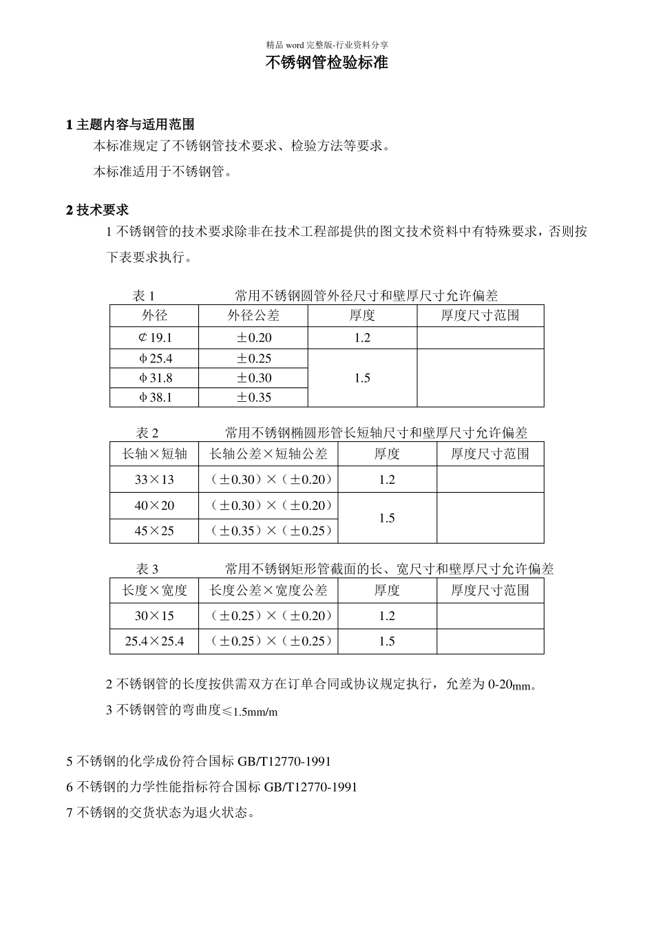 不锈钢管检验标准_第1页
