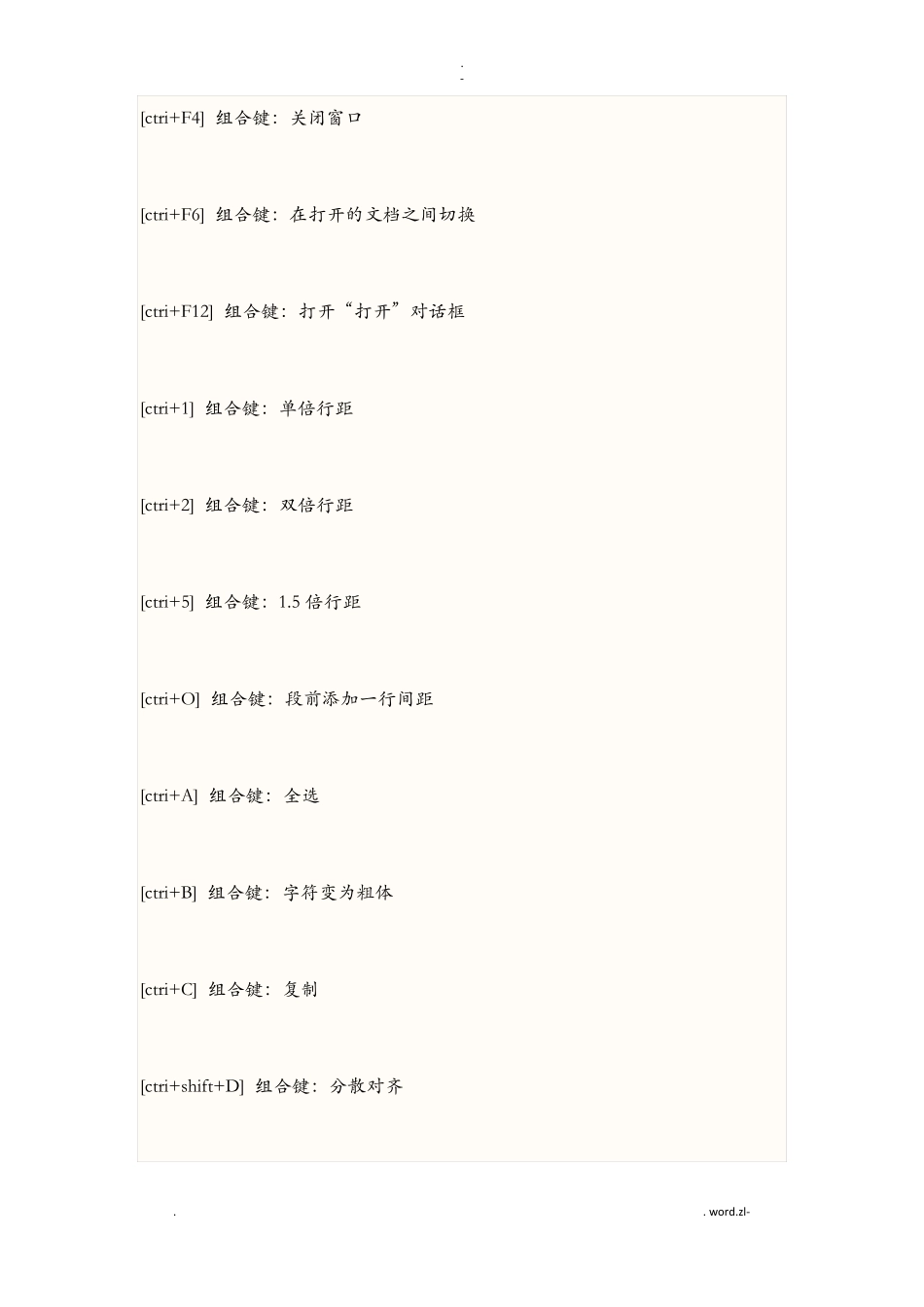 Microsoft快捷键操作大全_第3页