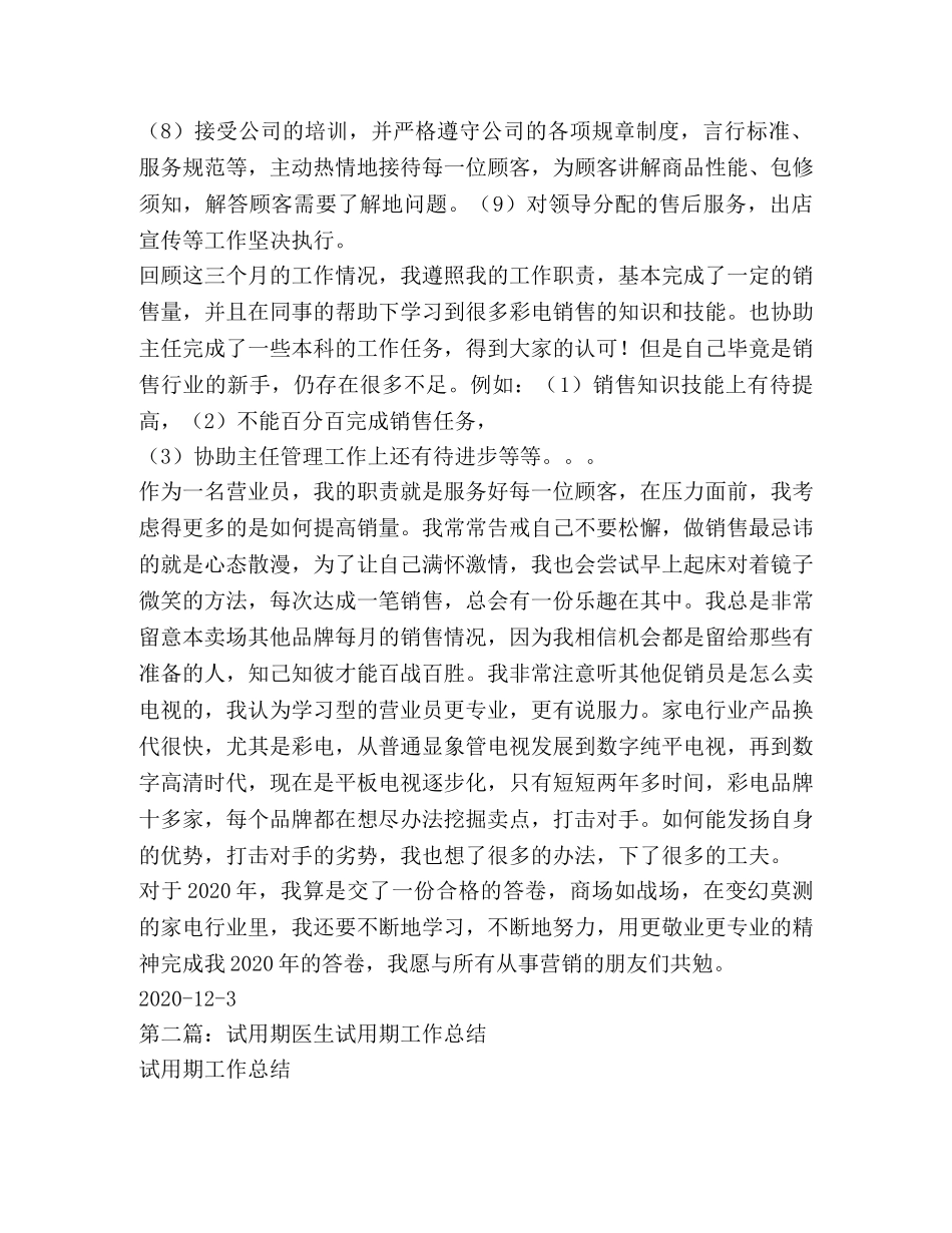 国美试用期工作总结 _第2页