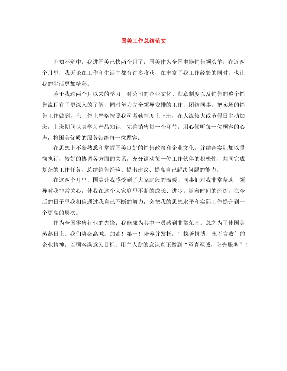 国美工作总结范文 _第1页
