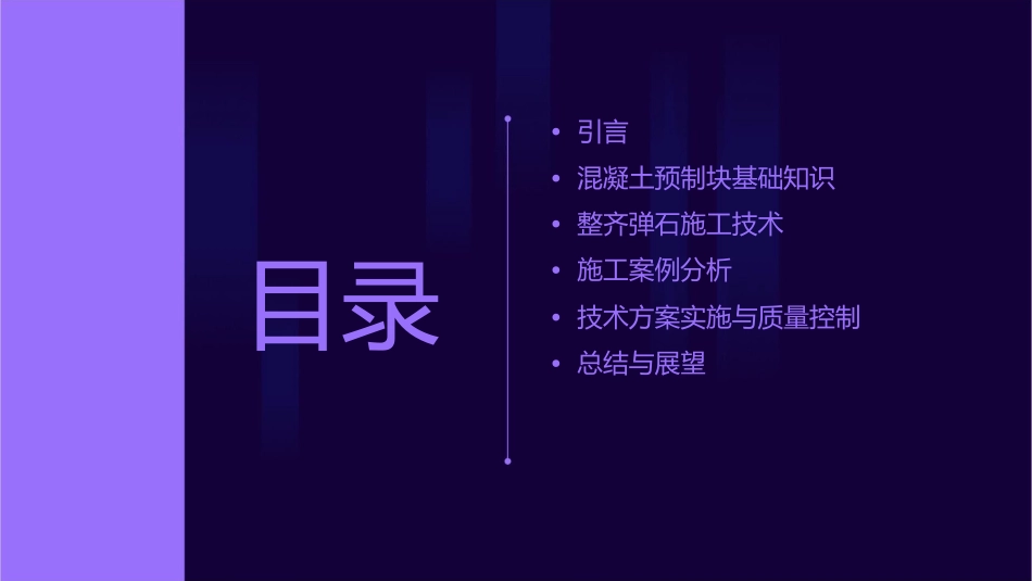 混凝土预制块整齐弹石施工技术方案课件_第2页