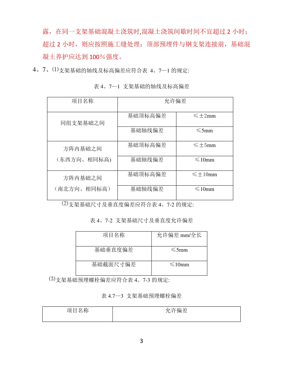 太阳电池方阵光伏发电项目施工质量控制重点_第3页