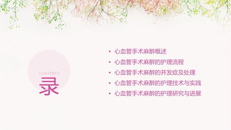 心血管手术麻醉护理课件_第2页