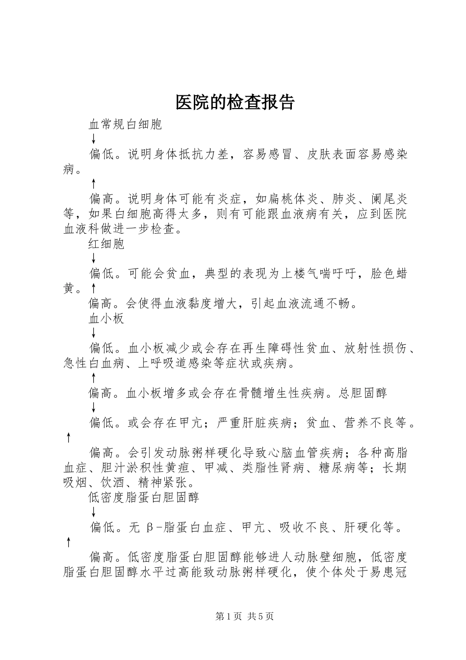 医院的检查报告_第1页