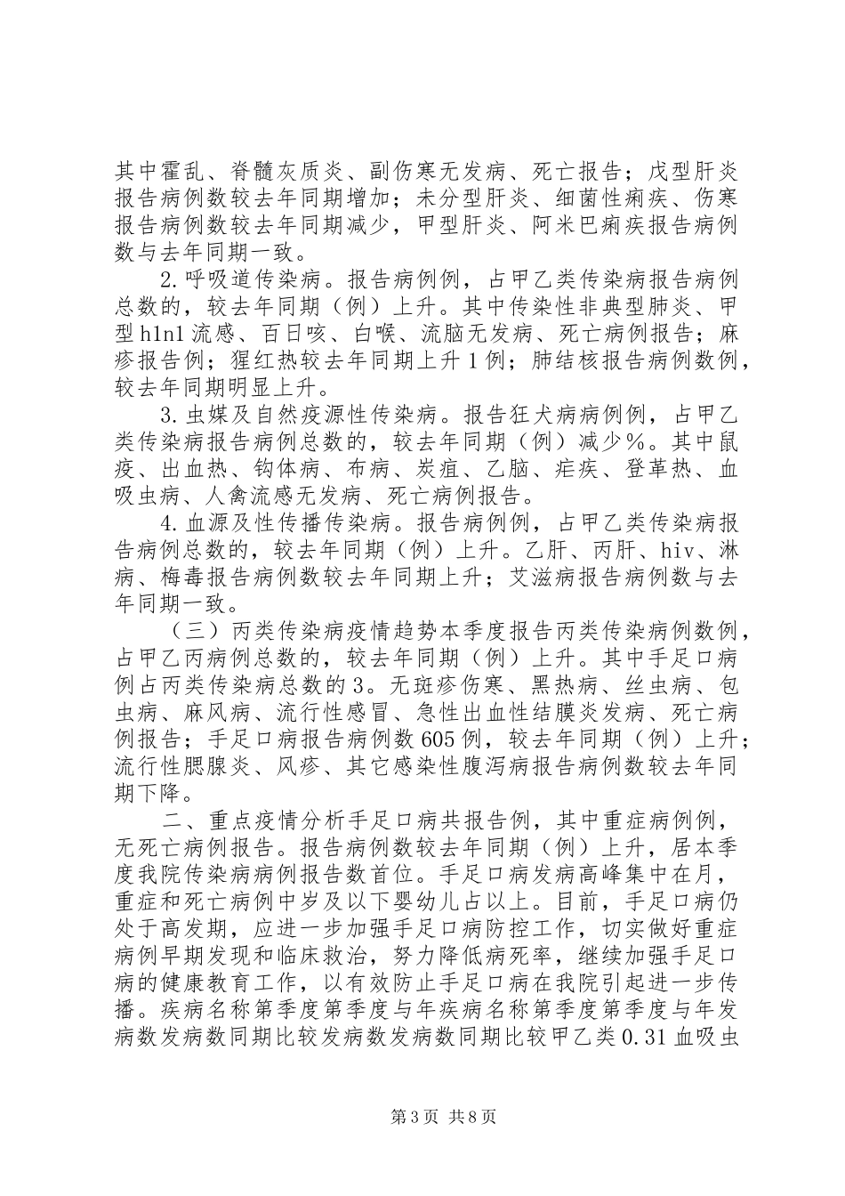 医院月传染病报告分析_第3页