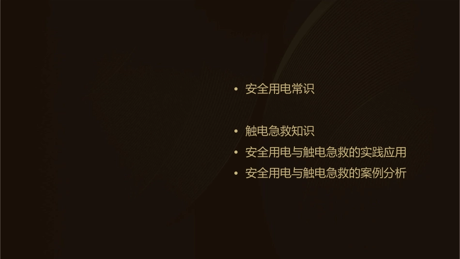 项目一 安全用电与触电急救课件_第2页
