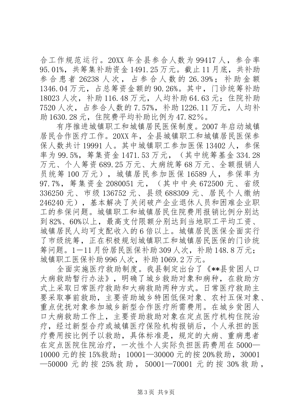 医药卫生体制改革工作汇报_第3页