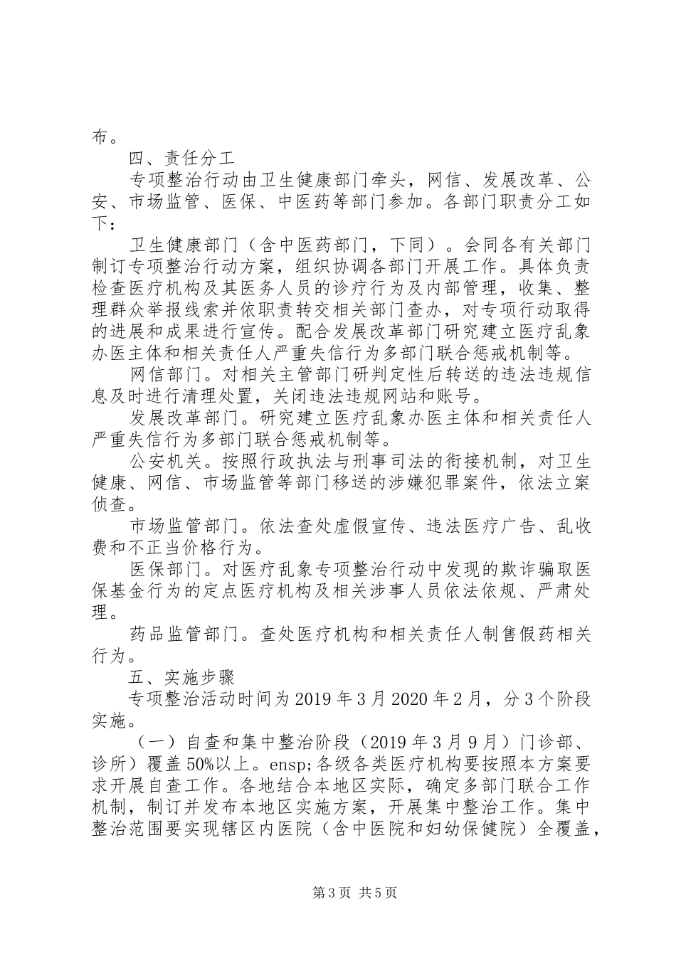 医疗乱象专项整治自查自纠报告_第3页