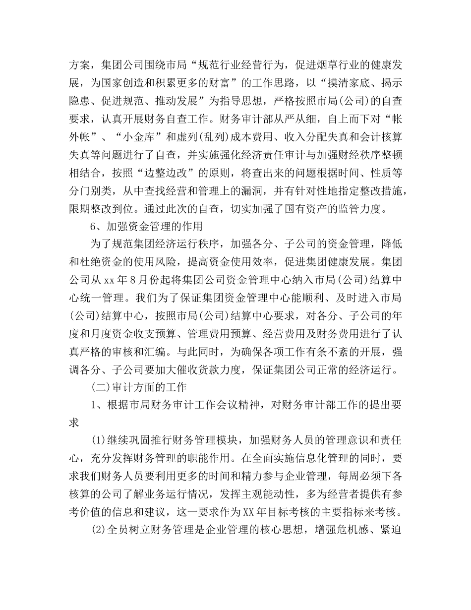 公司财务审计年终工作总结 _第3页