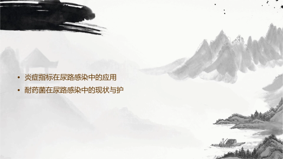 综合评价导尿管相关尿路感染炎症指标及耐药菌敏感性护理课件_第2页