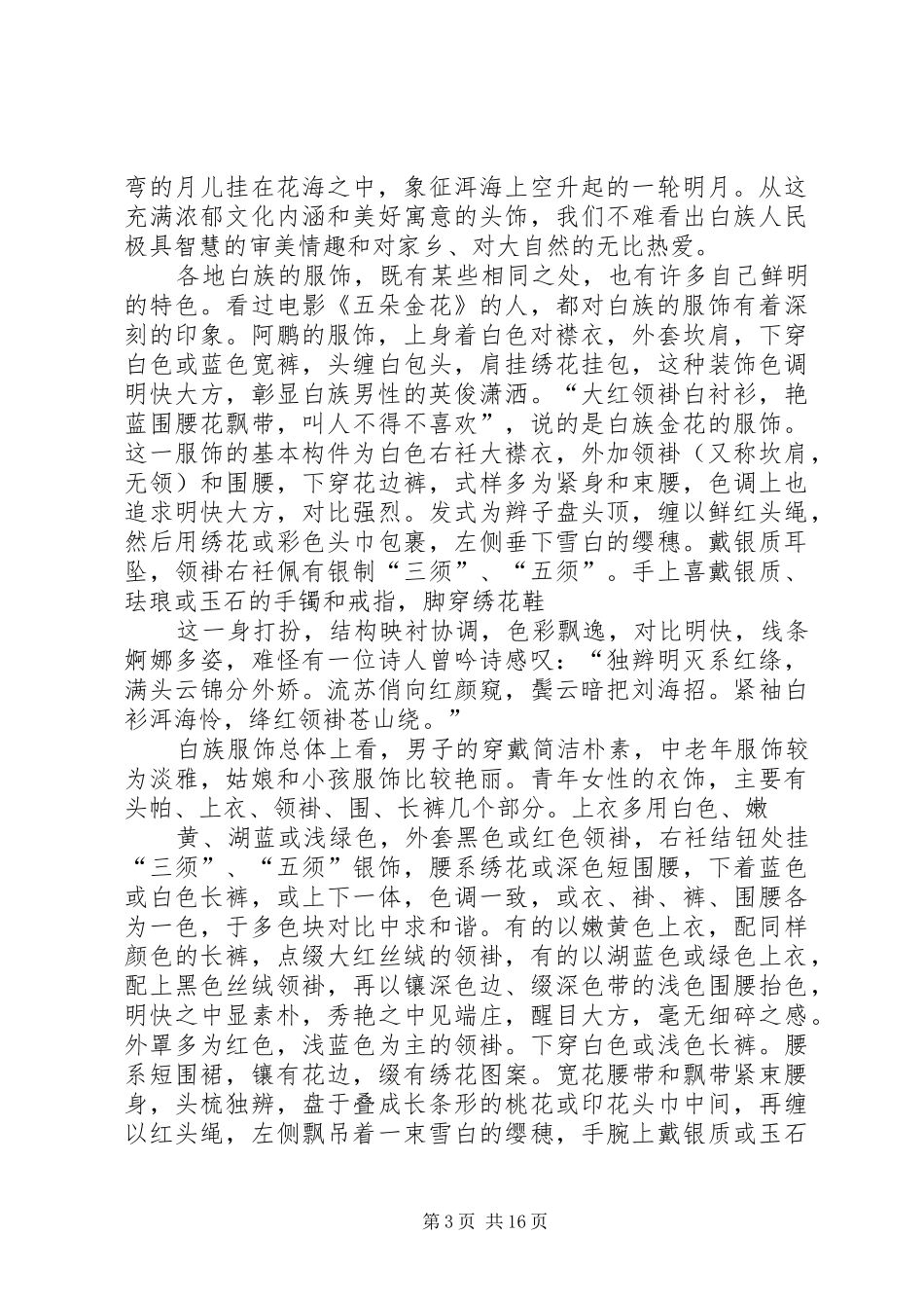云南白族调研报告_第3页
