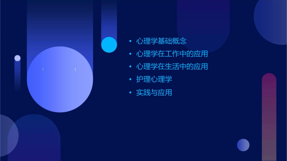 心理学在工作和生活中的运用护理课件_第2页