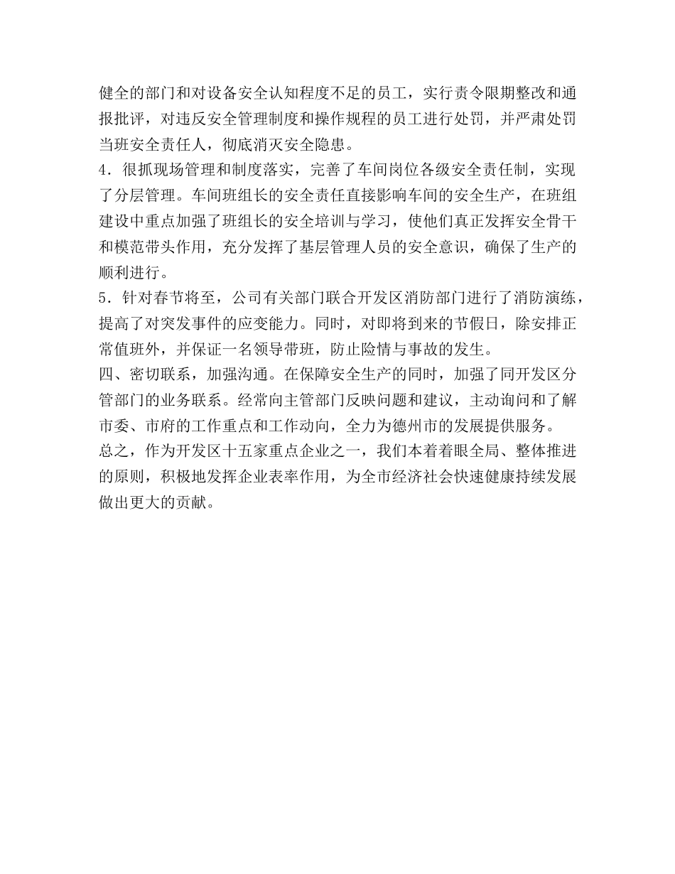 公司安全生产大检查总结报告 _第2页