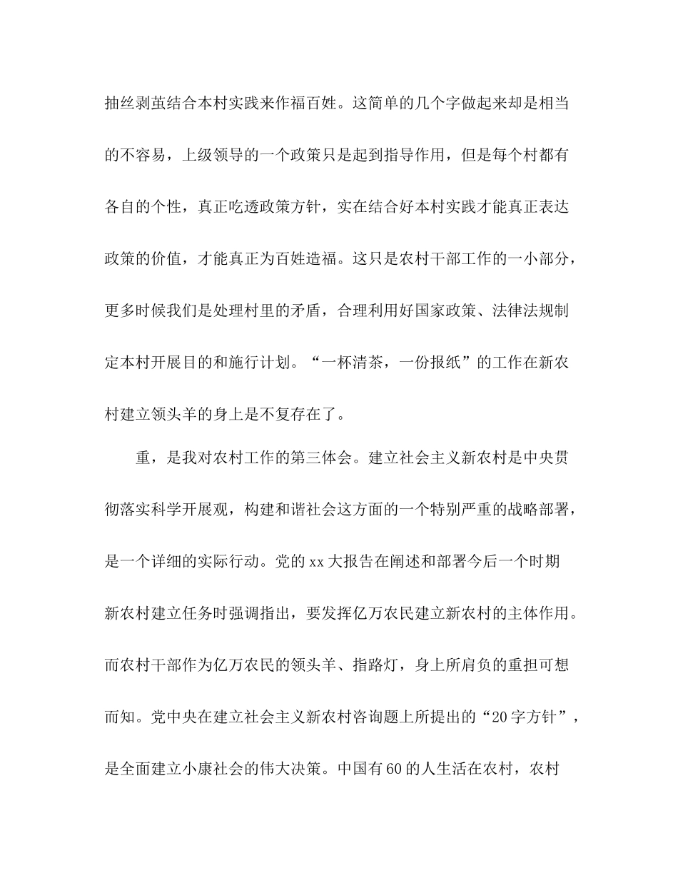 大学生村官个人参考总结_0（通用）_第3页