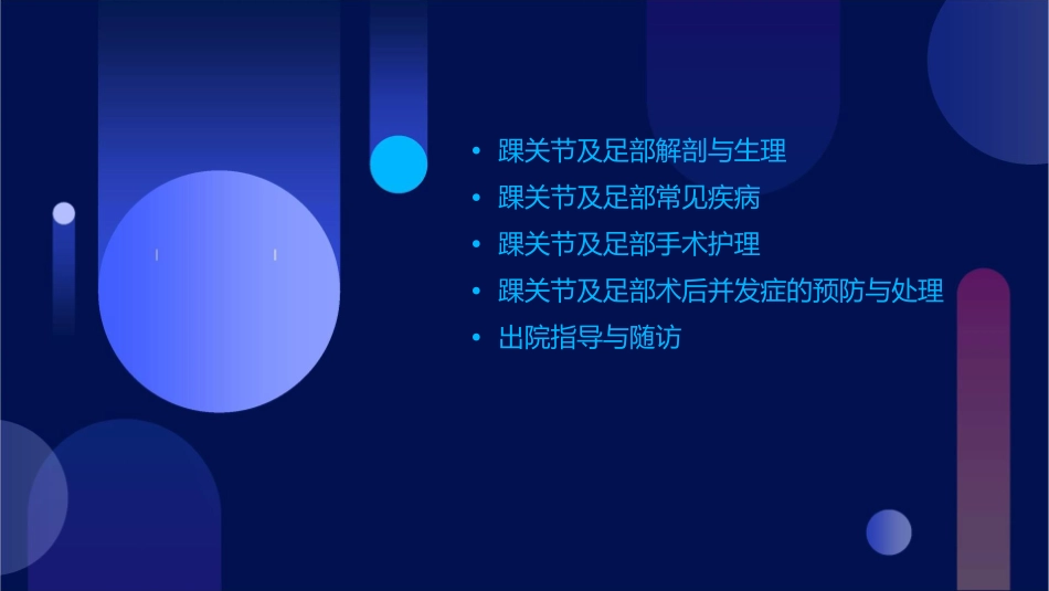 踝关节及足部手术护理课件_第2页