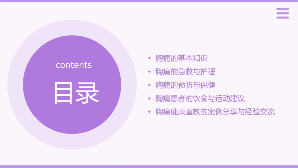 胸痛健康宣教护理课件_第2页