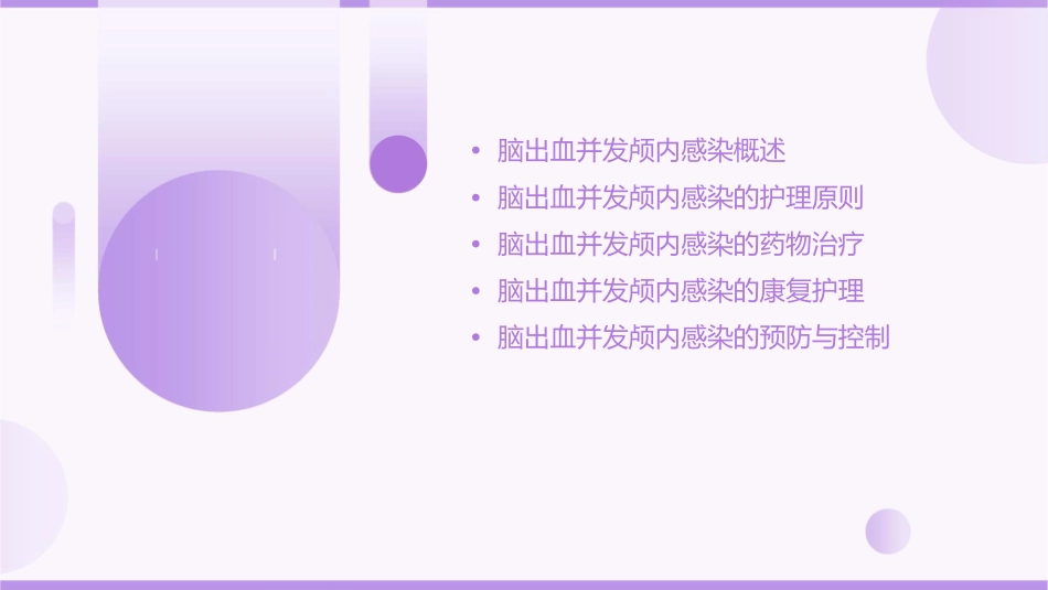 脑出血并发颅内感染查房护理课件_第2页