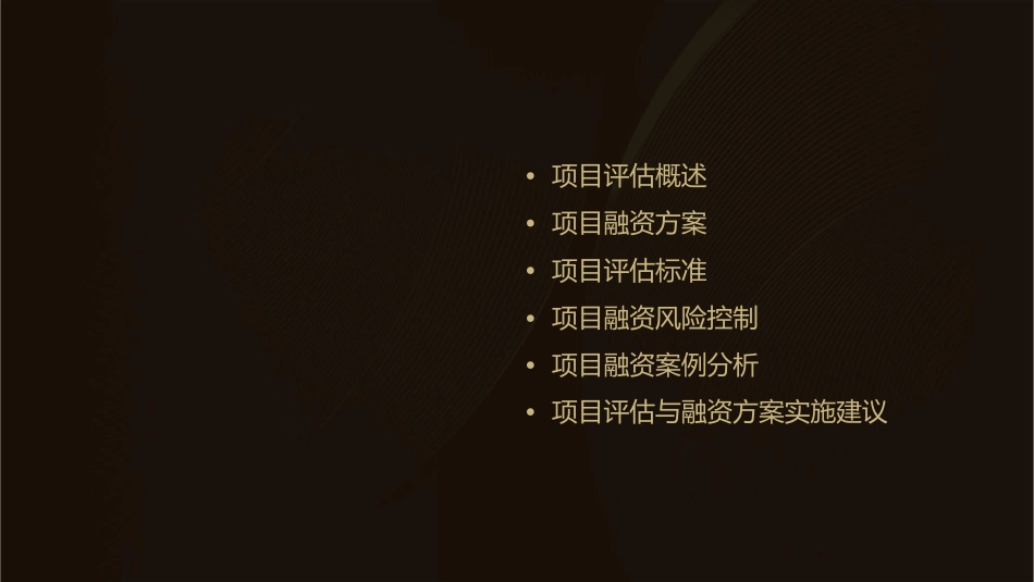 项目评估融资方案课件_第2页