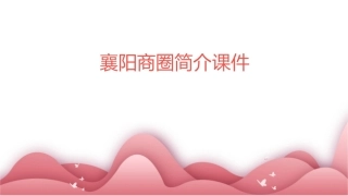 襄阳商圈简介课件