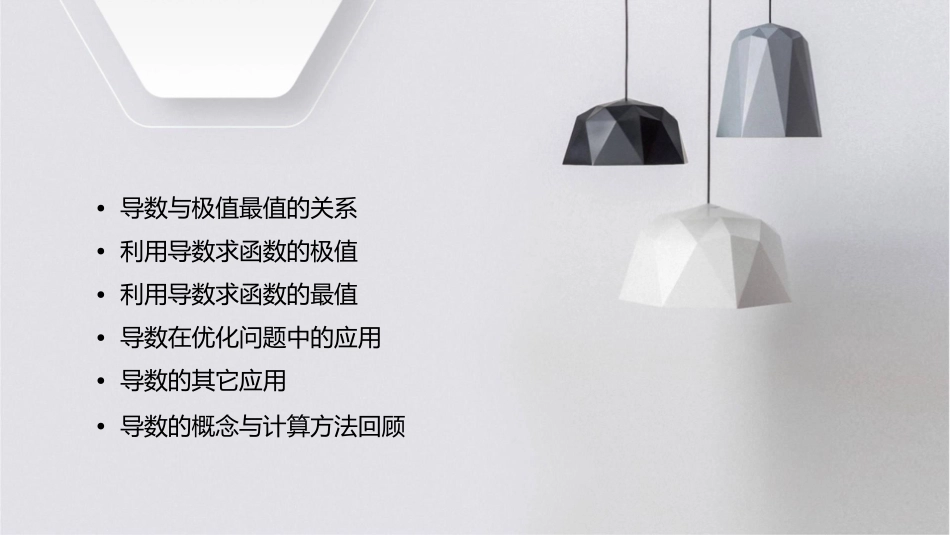 导数的应用函数极值与最值课件_第2页