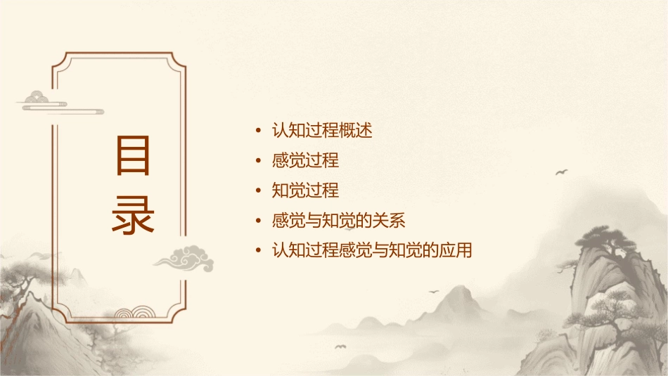 认知过程感觉与知觉概要课件_第2页