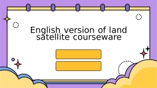 陆地卫星英文版课件