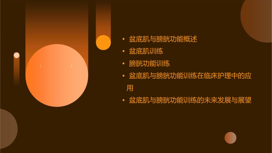 盆底肌与膀胱功能训练护理课件_第2页