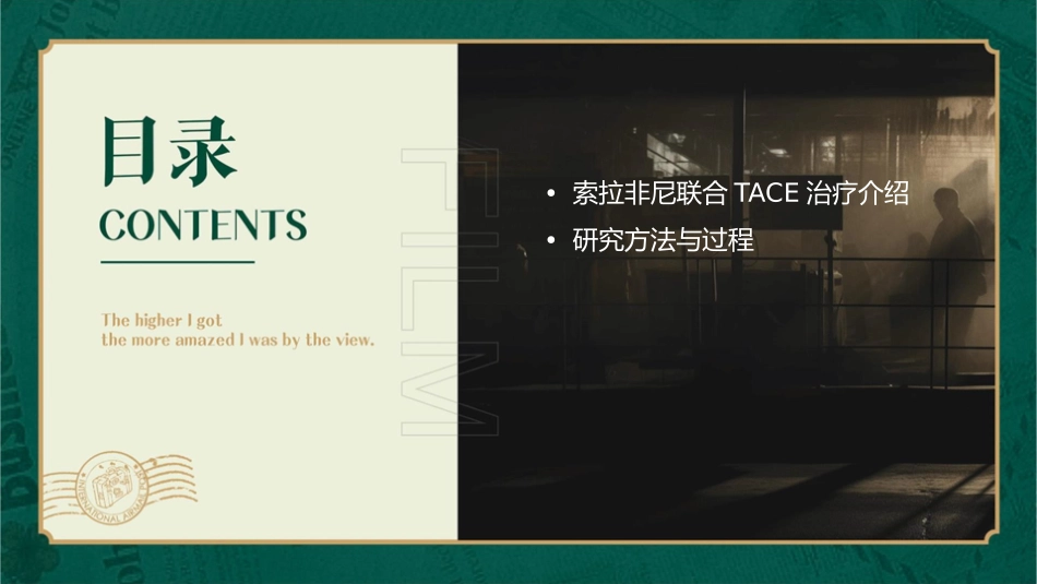 索拉非尼联合TACE治疗中晚期肝癌的单中心回顾性研究护理课件_第2页