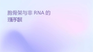 肿瘤细胞骨架与非编码RNA的护理研究进展