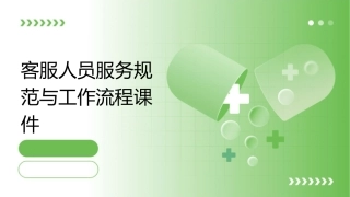 客服人员服务规范与工作流程课件