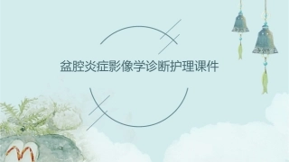 盆腔炎症影像学诊断护理课件