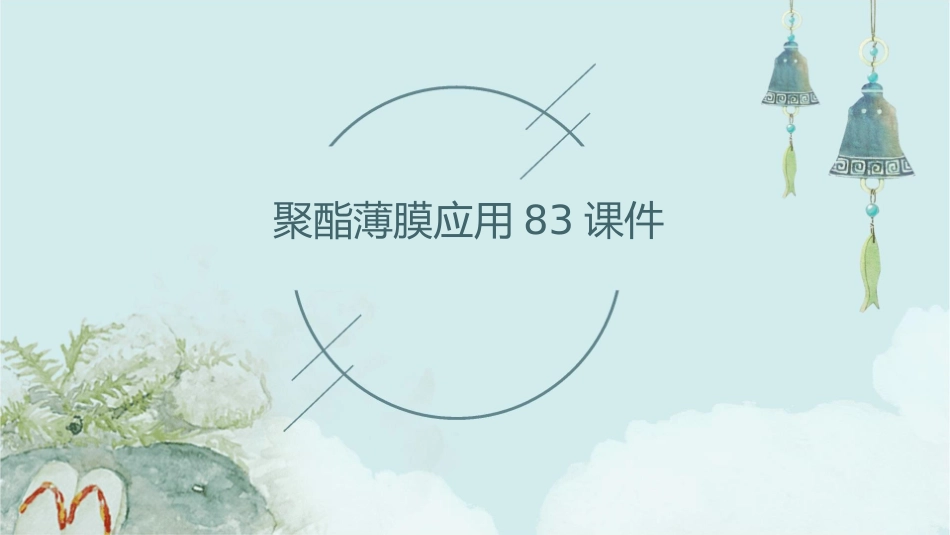 聚酯薄膜应用83课件_第1页