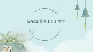 聚酯薄膜应用83课件
