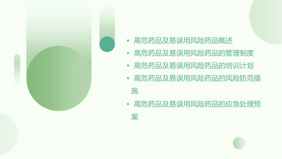 药剂科高危药品及易误用风险药品管理培训课件_第2页