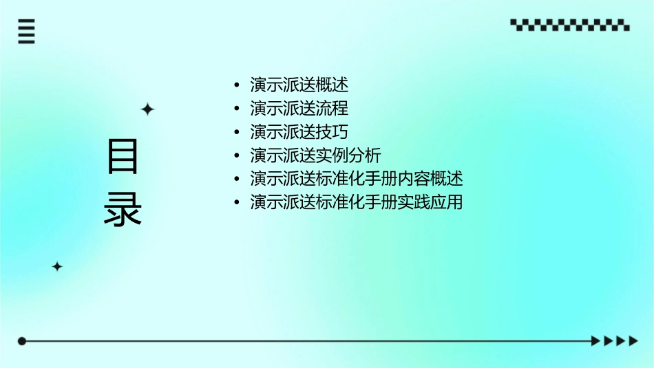 演示派送标准化手册课件_第2页