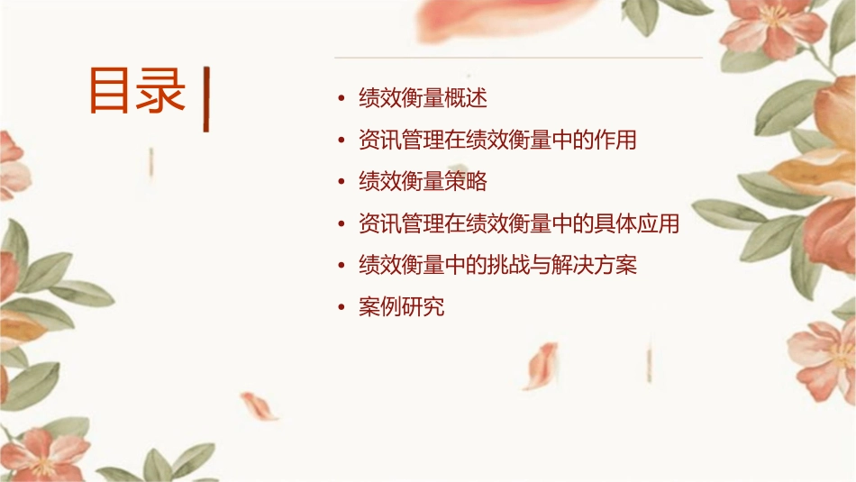 绩效衡量和策略方面的资讯管理课件_第2页